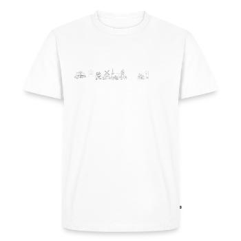 BREMEN OHZ WORPSWEDE - T-shirt Premium bio Homme - blanc - Devant - Nico (187cm)