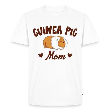Cochon d’Inde Maman Tenue Maman Mère Cochon d’Inde - T-shirt Premium bio Homme - blanc - Devant - Nico (187cm)