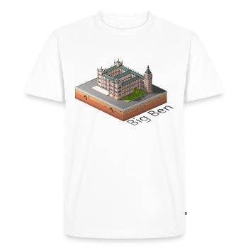 Big Ben - T-shirt Premium bio Homme - blanc - Devant - Nico (187cm)