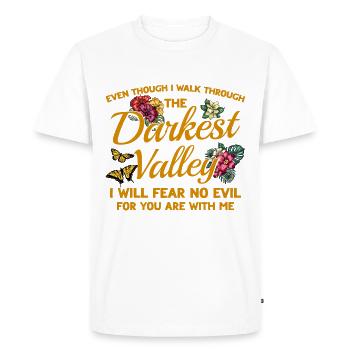 Don de Dieu chrétien Jésus inspirant - T-shirt Premium bio Homme - blanc - Devant - Nico (187cm)