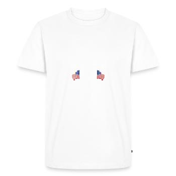 Newport, Rhode island - Men's Premium Organic T-Shirt - white - Front - Nico (187cm)