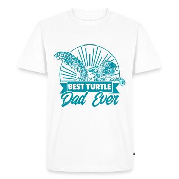 Tortues de mer Amoureux des tortues Schildkrö - T-shirt Premium bio Homme - blanc - Devant - Nico (187cm)
