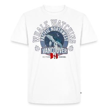 Whale watching pacific northwest 2 - Men's Premium Organic T-Shirt - white - Front - Nico (187cm)