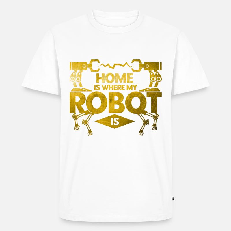 Robotics Engineer Teacher Technology Gift - Men's Premium Organic T-Shirt - undefined