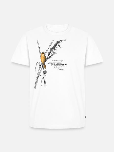 Schilfrohrsänger - Männer Premium Bio T-Shirt - Weiß