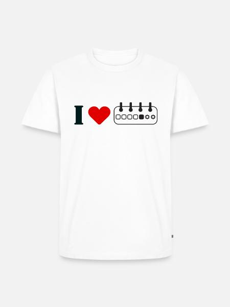 I love Friday - Men's Premium Organic T-Shirt - white