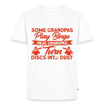 Club de tir Sports de tir Clay Pigeon Shooting Cadeau - T-shirt Premium bio Homme - blanc - Devant - Nico (187cm)