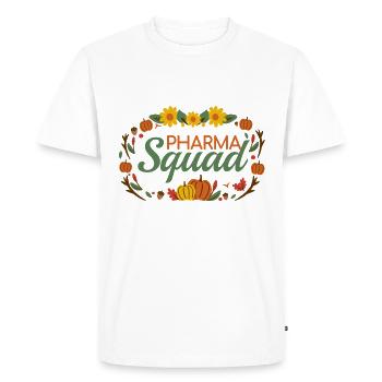 Pharmacy | Pharma Squad autumn colors - Men's Premium Organic T-Shirt - white - Front - Nico (187cm)