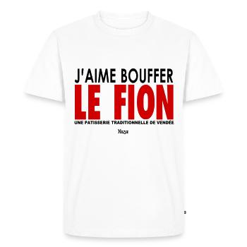 Le Fion de la Vendée - T-shirt Premium bio Homme - blanc - Devant - Nico (187cm)