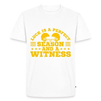 Fantasy Football Fans de football Football Femmes Ges - T-shirt Premium bio Homme - blanc - Devant - Nico (187cm)