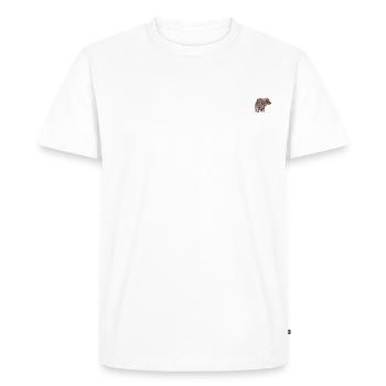 Verrats - T-shirt Premium bio Homme - blanc - Devant - Nico (187cm)