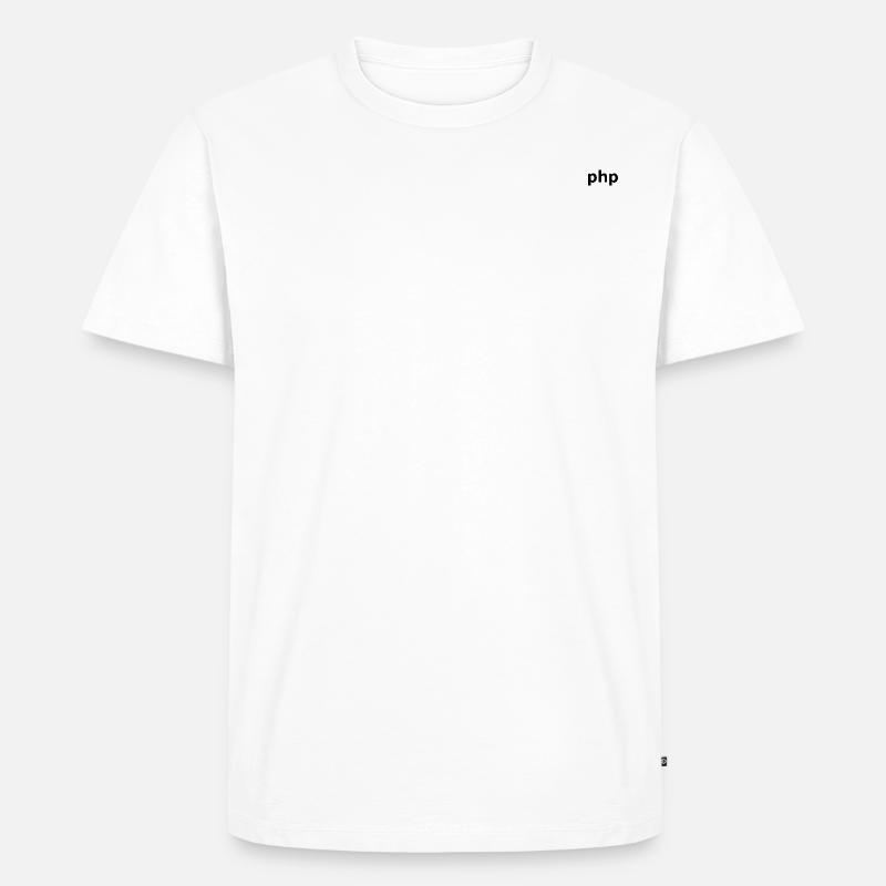 PHP Dev Life - Männer Premium Bio T-Shirt - Weiß