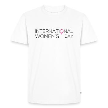 Journée internationale de la femme 8 mars Vacances - T-shirt Premium bio Homme - blanc - Devant - Nico (187cm)