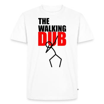 La marche DUB - T-shirt Premium bio Homme - blanc - Devant - Nico (187cm)