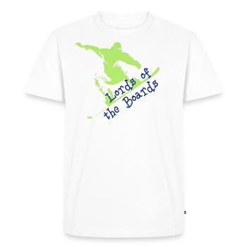 Conseils de seigneur - T-shirt Premium bio Homme - blanc - Devant - Nico (187cm)