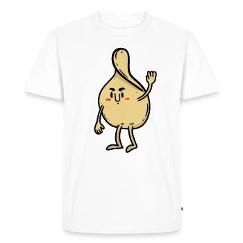 Hey chips! - T-shirt Premium bio Homme - blanc - Devant - Nico (187cm)
