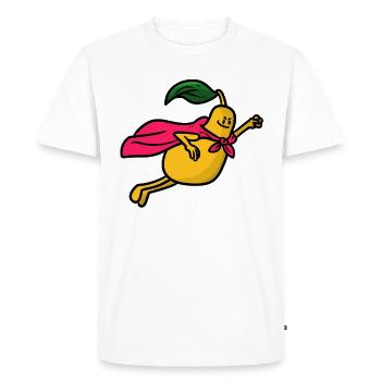 Hero Mango Hero Mango - Men's Premium Organic T-Shirt - white - Front - Nico (187cm)