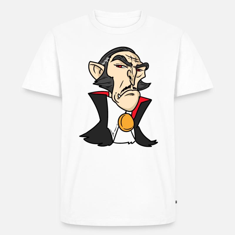 Sir Vampire Sir Vampire - Männer Premium Bio T-Shirt - Weiß