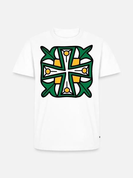 Celtic Cross - Men's Premium Organic T-Shirt - 