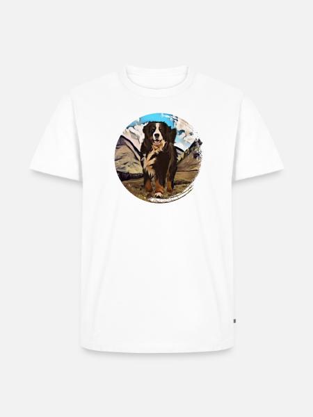 Bernese mountain dog - Men's Premium Organic T-Shirt - white