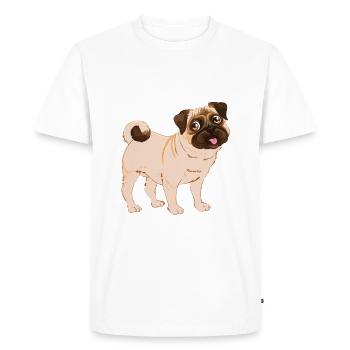 Pugs Make Me Happy You Not So Much Pug Dog Owner - T-shirt Premium bio Homme - blanc - Devant - Nico (187cm)
