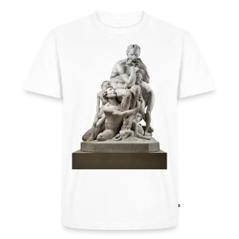 Ugolino et ses fils, statue en marbre, Jean-baptiste - T-shirt Premium bio Homme - blanc - Devant - Nico (187cm)