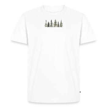 Chien Chiens Noël - Drôle de dicton de Noël - T-shirt Premium bio Homme - blanc - Devant - Nico (187cm)