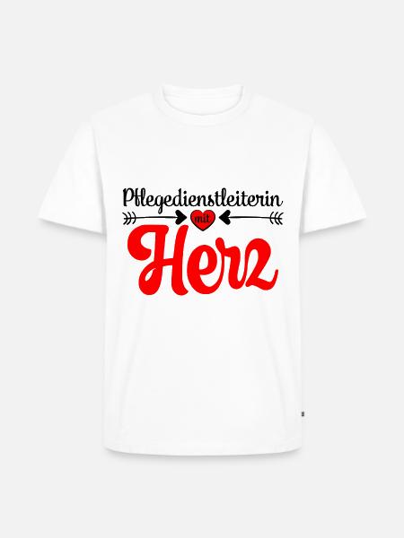 Pflegedienstleiterin PDL Abschiedsgeschenk - Männer Premium Bio T-Shirt - Weiß