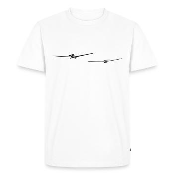 TMG voilier à moteur Fschlepp Pilot Mose Planeur - T-shirt Premium bio Homme - blanc - Devant - Nico (187cm)