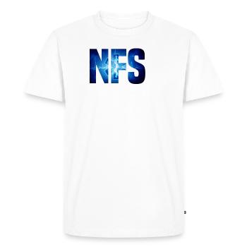 NFS - T-shirt Premium bio Homme - blanc - Devant - Nico (187cm)