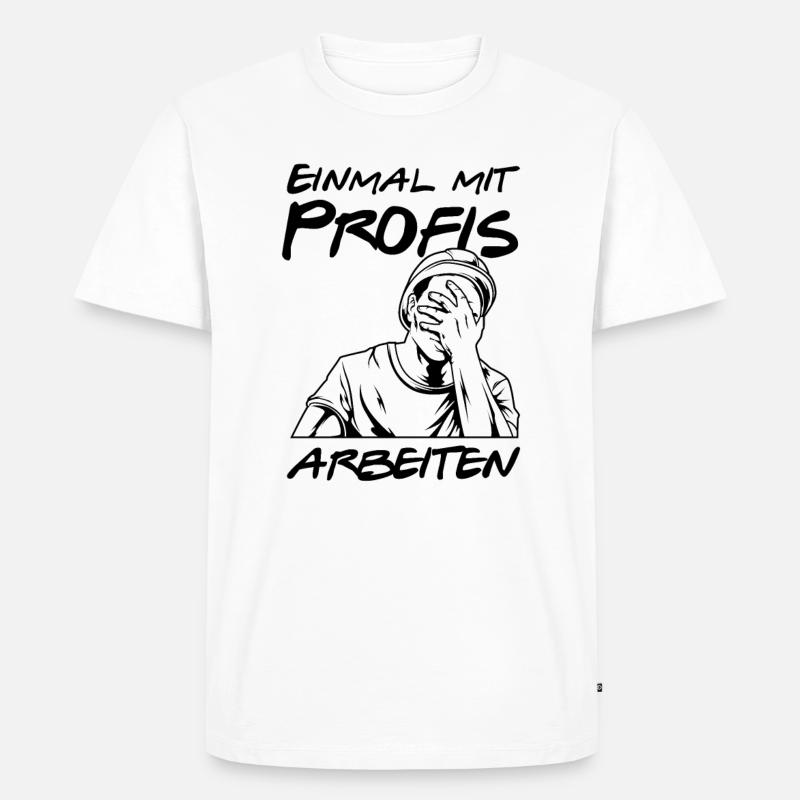 Heimwerker Handwerker - Männer Premium Bio T-Shirt - Weiß