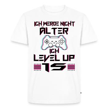 15 Geburtstag Geschenk Level 15 Complete 15 Jahre - Männer Premium Bio T-Shirt - Weiß - Vorne - Nico (187cm)