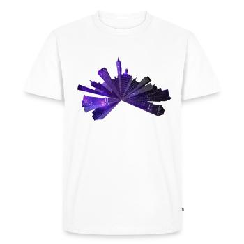 Streetart, Graffiti, Urbain, Ville, Art - T-shirt Premium bio Homme - blanc - Devant - Nico (187cm)
