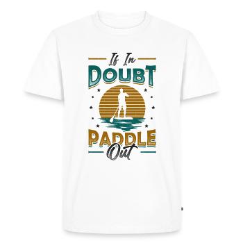 En cas de doute Paddle Out Standup Paddle Board - T-shirt Premium bio Homme - blanc - Devant - Nico (187cm)