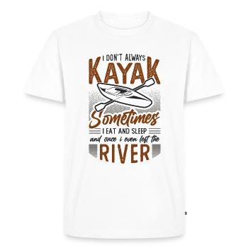 Don't Always Kayak River Kayak - Men's Premium Organic T-Shirt - white - Front - Nico (187cm)
