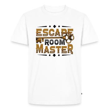 Escape Room Master Escape Room - Men's Premium Organic T-Shirt - white - Front - Nico (187cm)