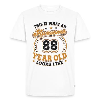 This is what a great 88-year-old looks like. - Men's Premium Organic T-Shirt - white - Front - Nico (187cm)