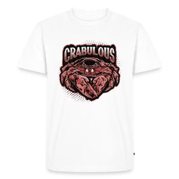 Crabulous Funny Crab Lovers - Men's Premium Organic T-Shirt - white - Front - Nico (187cm)