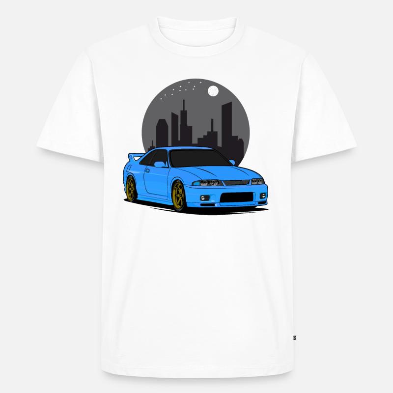 DAS JDM-MONSTER - Männer Premium Bio T-Shirt - Weiß