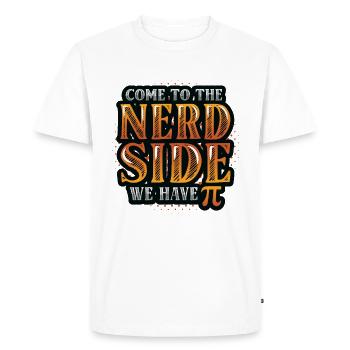 Math student, funny math student - Men's Premium Organic T-Shirt - white - Front - Nico (187cm)