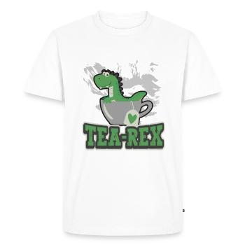 Tea Expert Tea Drinker Tea Addict Tea Enthusiast - Men's Premium Organic T-Shirt - white - Front - Nico (187cm)