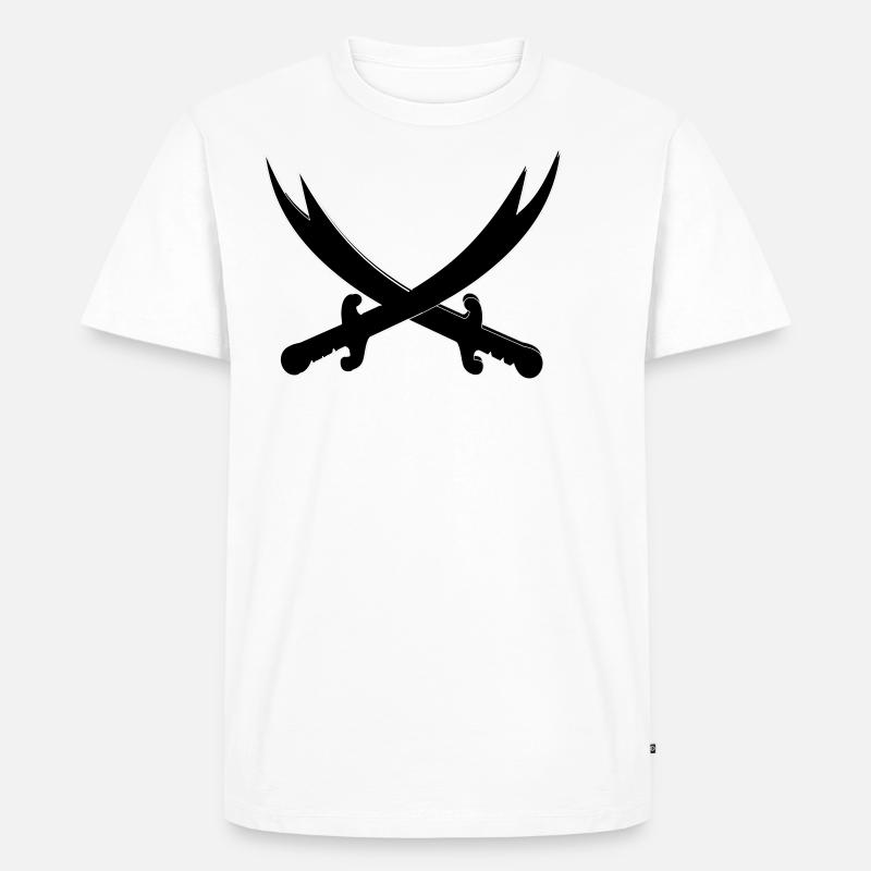 Ali Zülfikar - Männer Premium Bio T-Shirt - Weiß