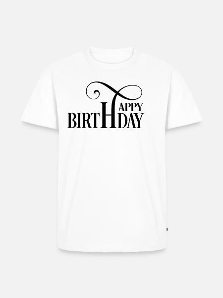 Joyeux anniversaire - T-shirt Premium bio Homme - blanc