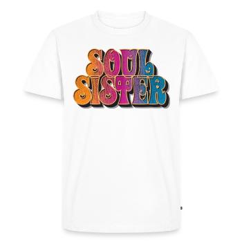 Soul Sister - Men's Premium Organic T-Shirt - white - Front - Nico (187cm)