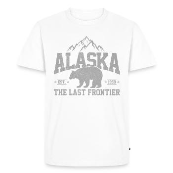 Alaska - T-shirt Premium bio Homme - blanc - Devant - Nico (187cm)