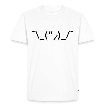 Computer programmer Nerd Lustig Computer Science - Men's Premium Organic T-Shirt - white - Front - Nico (187cm)