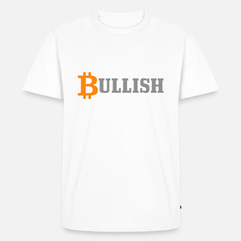 Bitcoin - T-shirt Premium bio Homme - blanc