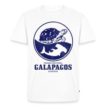 Galapagos Îles - T-shirt Premium bio Homme - blanc - Devant - Nico (187cm)