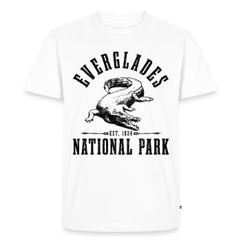 Everglades National Park Florida USA - Men's Premium Organic T-Shirt - white - Front - Nico (187cm)