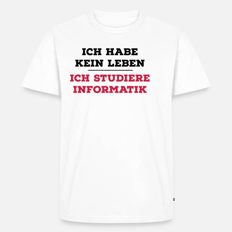 Informatiker - Männer Premium Bio T-Shirt - Weiß